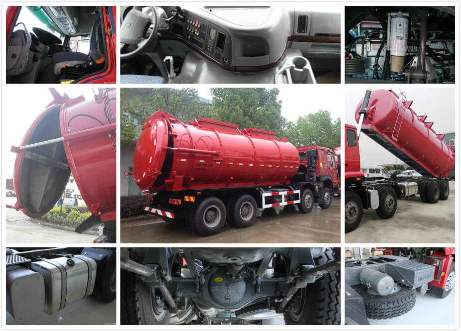 HOWO SECTION SEWAGE TRUCK