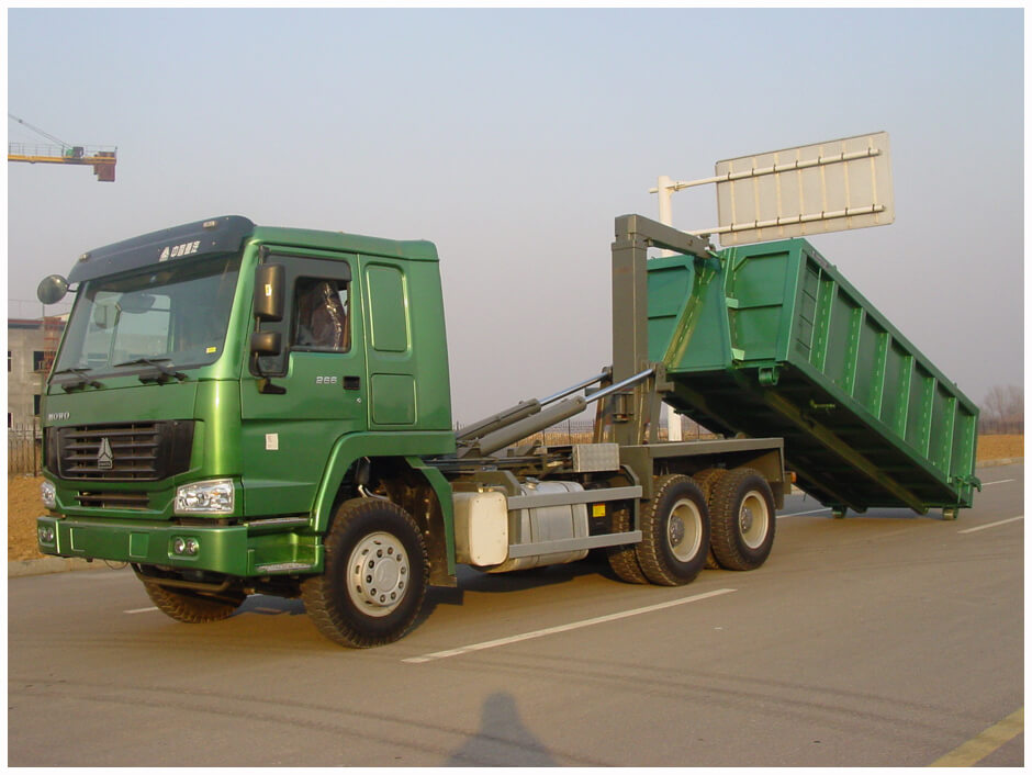 Sinotruk Hook Arm Garbage Truck