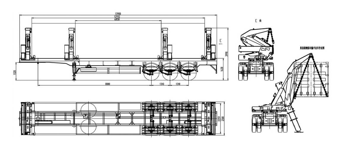 SINOTRUK CONTAINER TRAILER